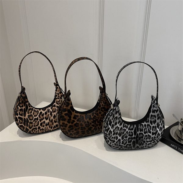 Fashion Leopard cross-border shoulder bag female Joker simple commuter handbag