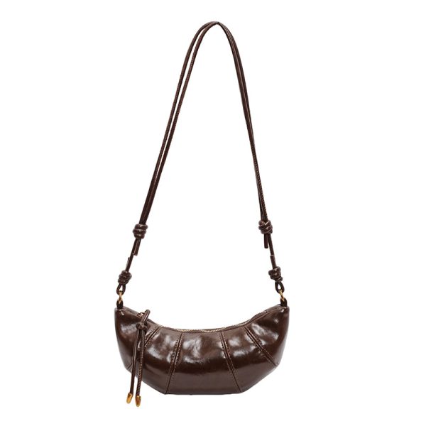 Retro trend underarm bag female niche design fashion jiaozi bag high sense Joker shoulder bag. - Image 8