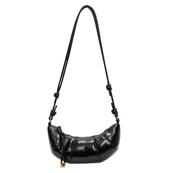 Retro trend underarm bag female niche design fashion jiaozi bag high sense Joker shoulder bag. - Image 9