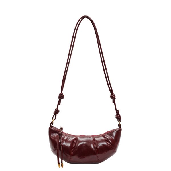 Retro trend underarm bag female niche design fashion jiaozi bag high sense Joker shoulder bag. - Image 6