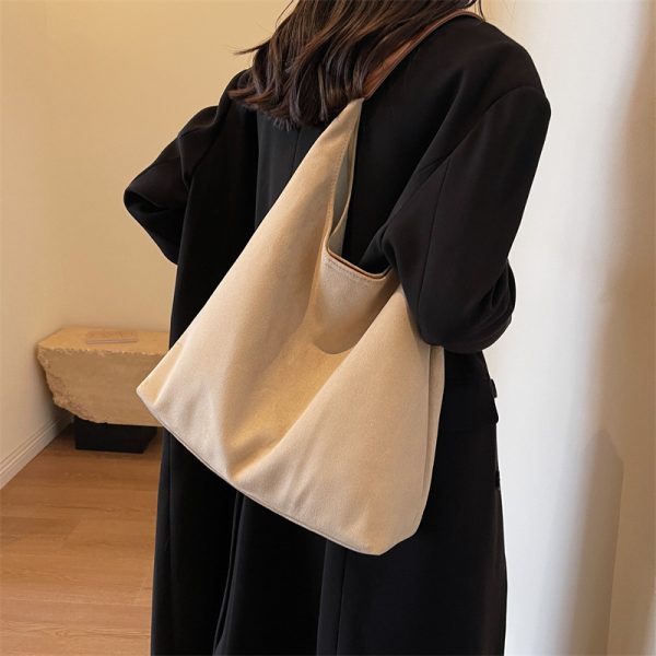 Large-capacity stylish commuter bag ladies casual one-shoulder underarm tote bag - Image 5